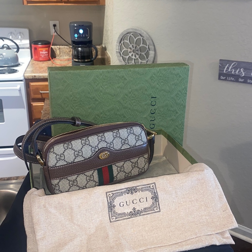 Gucci Brown and Tan Women's Bag